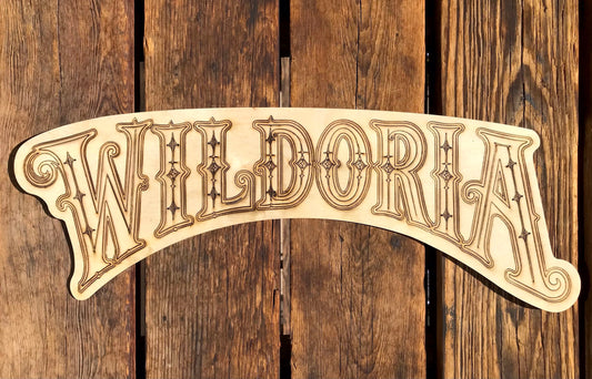 2D Wildoria Sign