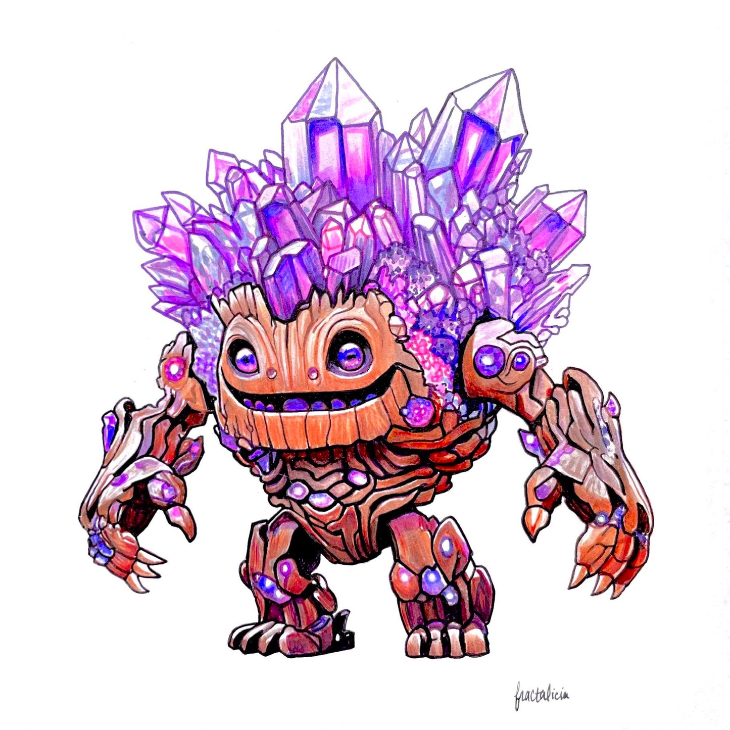 Geode Grute Print