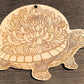 “Turtally Blooming” Wood Engraving