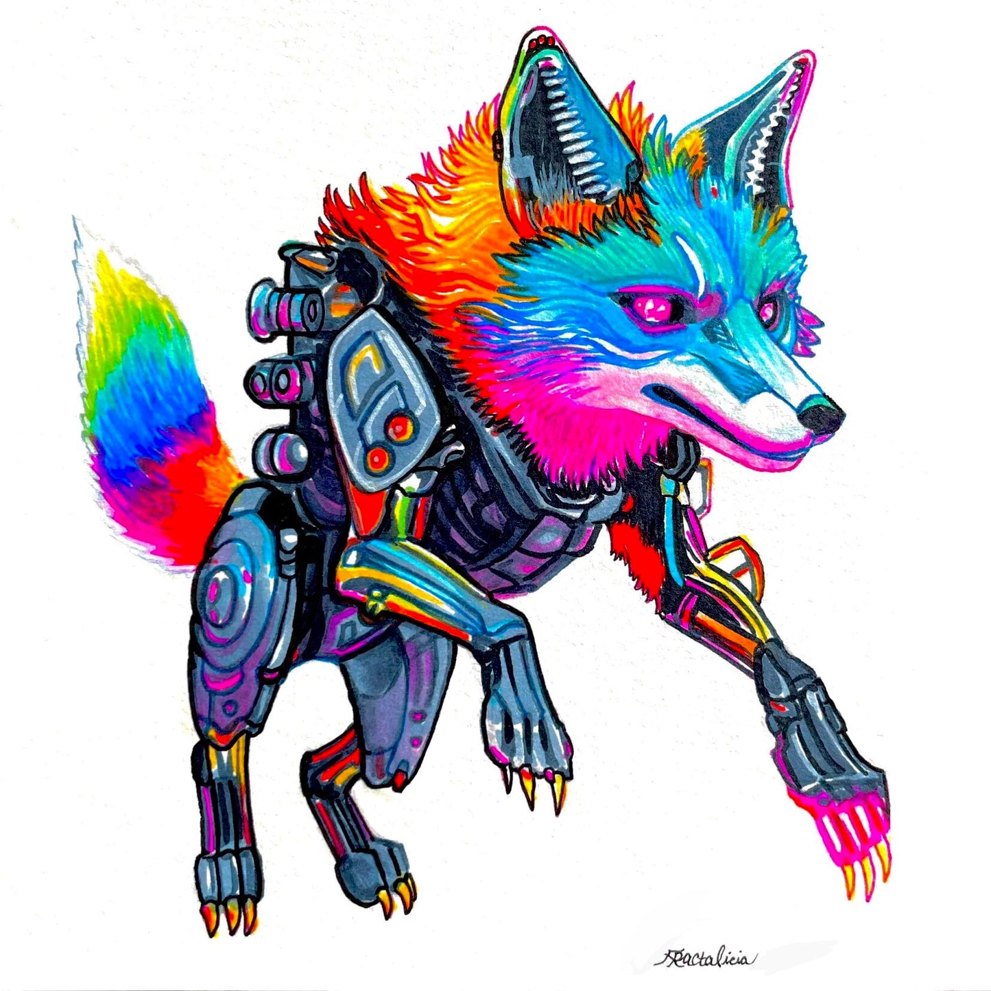 Cyberfox Print