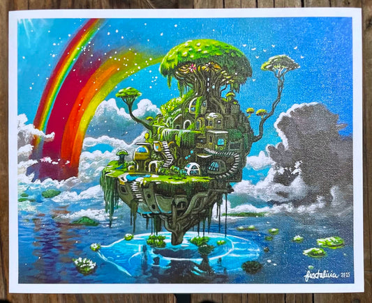 Aqua Skyloft Print