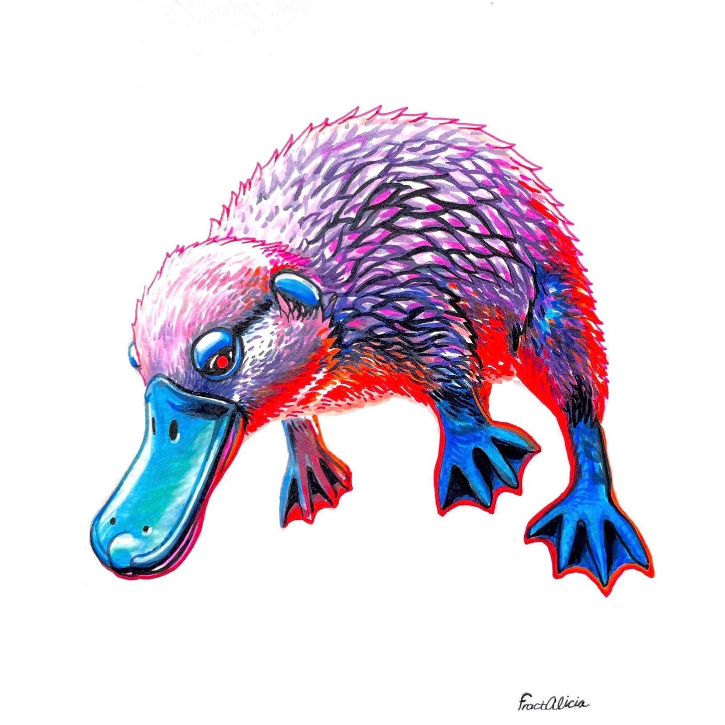 Fluorescent Friend Print