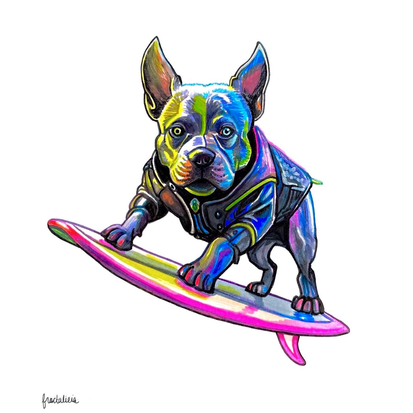 Surf’s Pup! Print