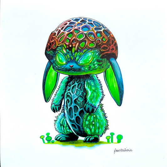 Fungi Bunny Print
