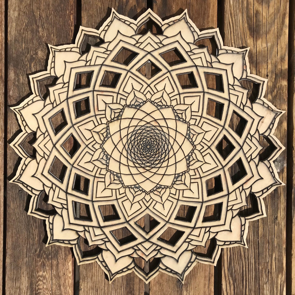 Sunflower Laser Cutout