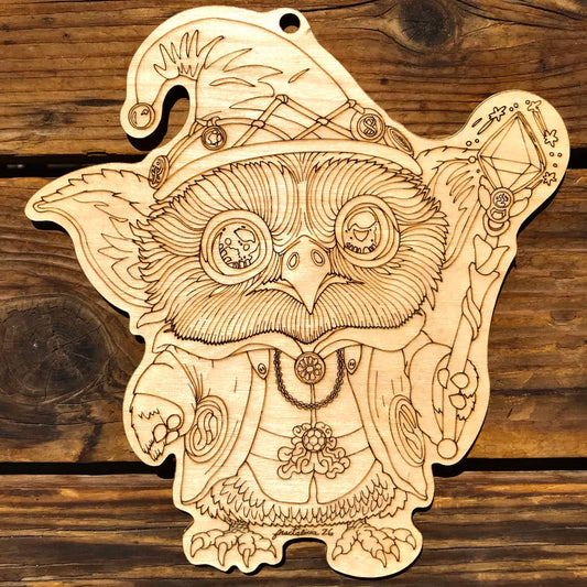 “Owlf” Wood Engraving