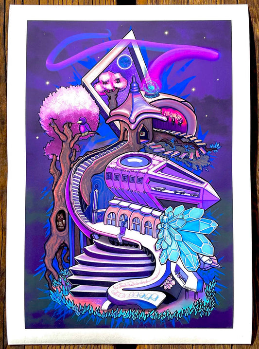 The Amethyst Apartments Print