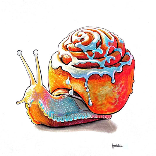 Snailammon Roll Print