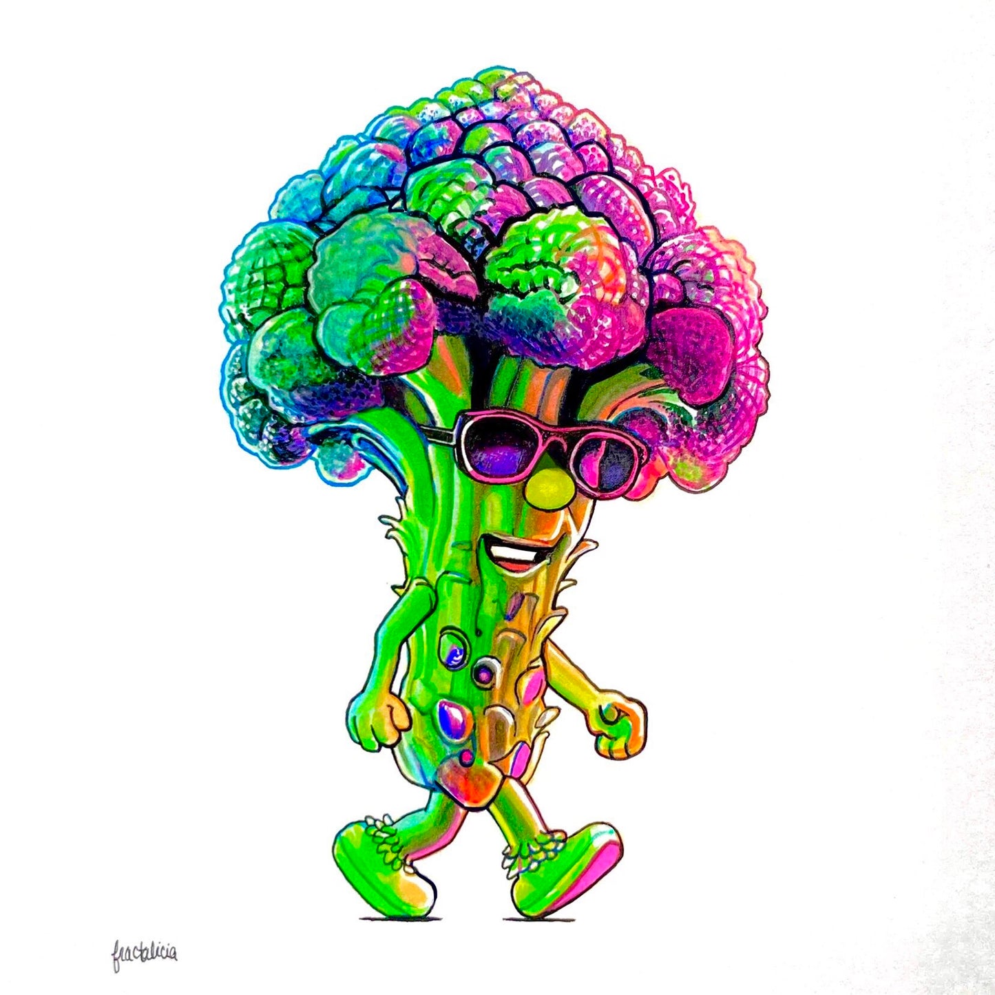 Broccglowi Print