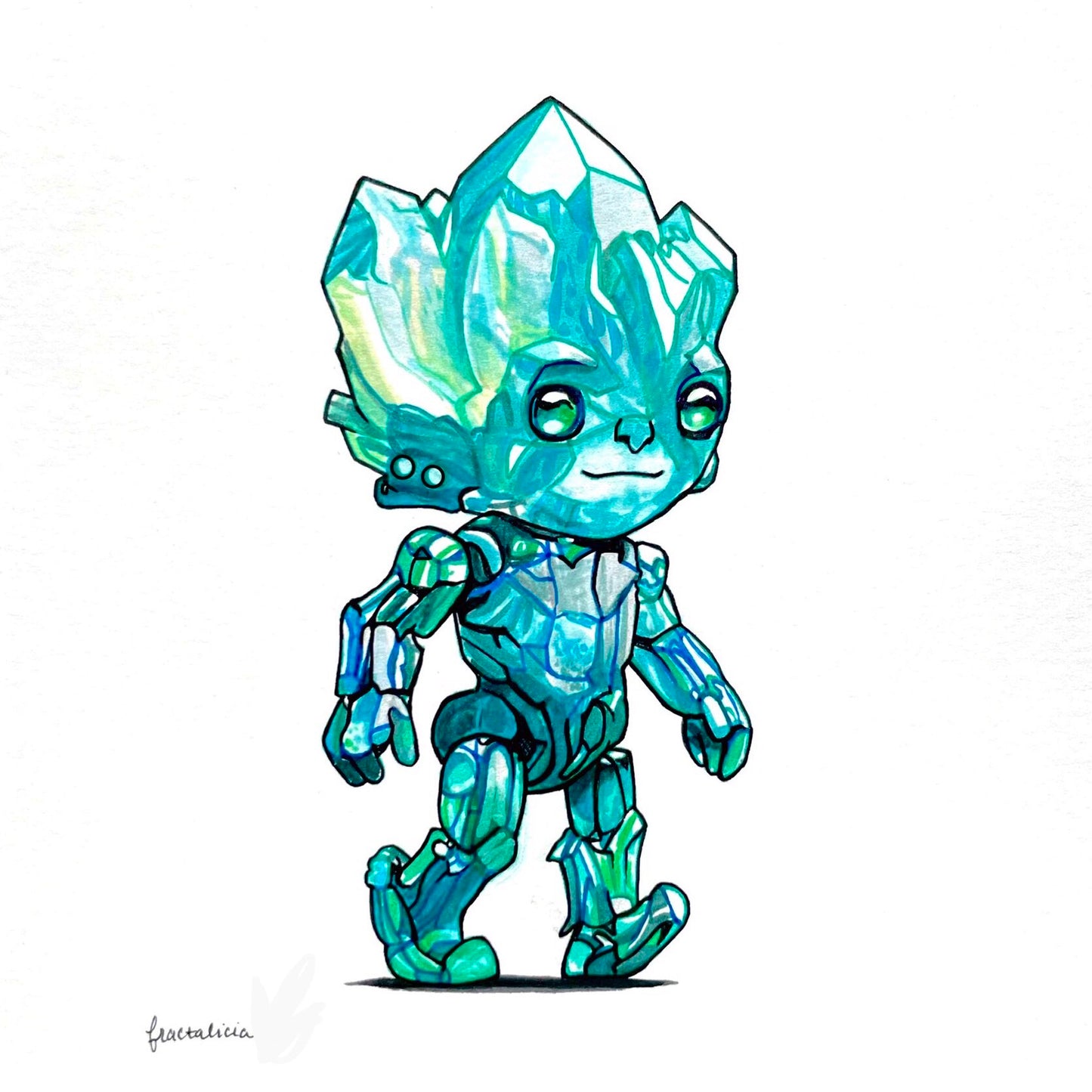 Bismuth Boy Print
