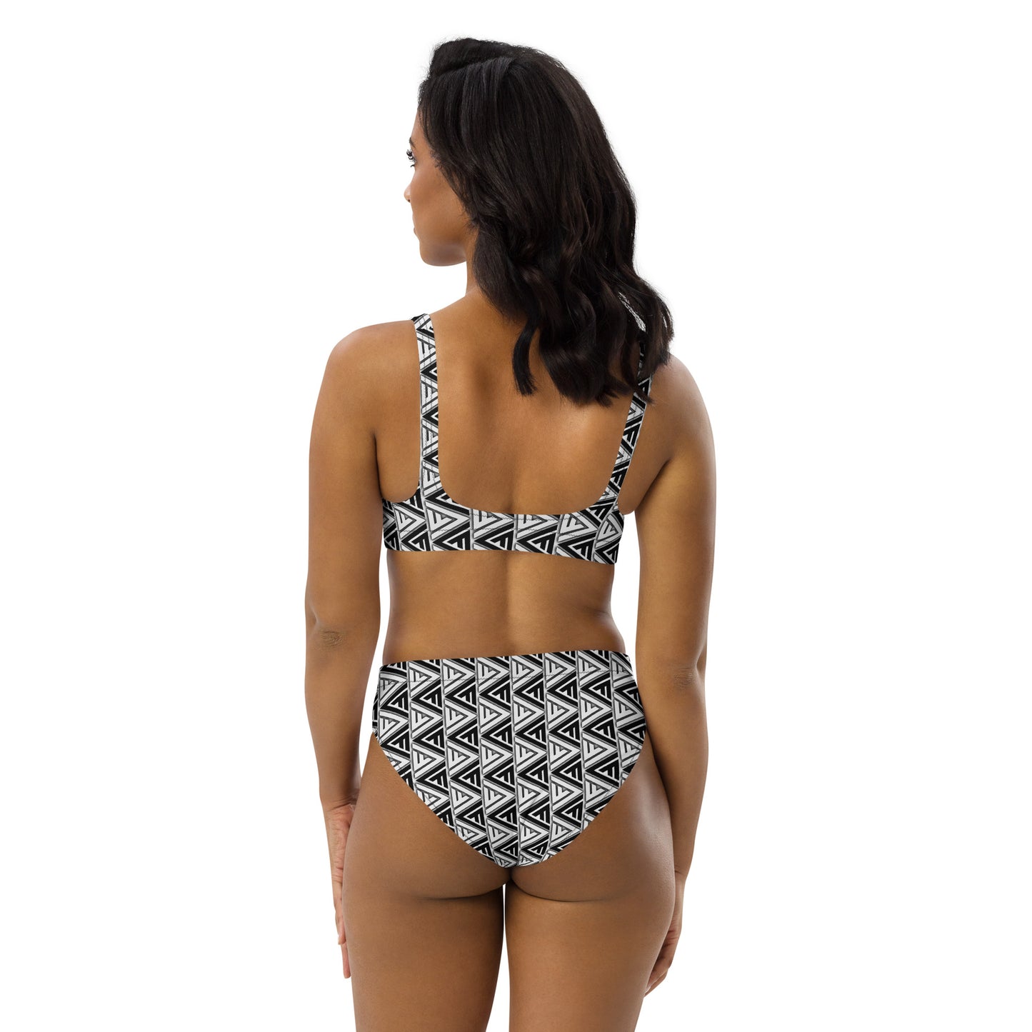 FV Recycled Zebra high-waisted bikini