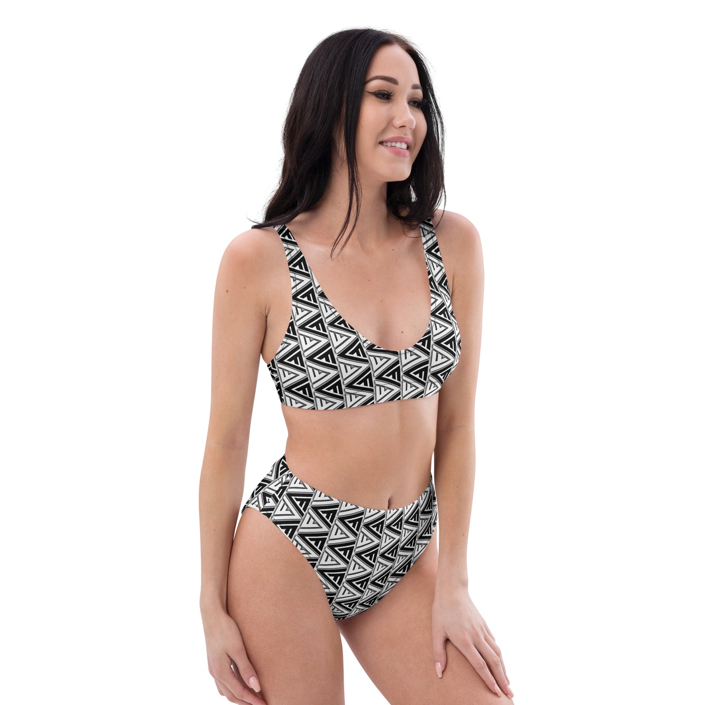 FV Recycled Zebra high-waisted bikini