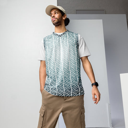 FV Recycled Teal unisex basketball jersey