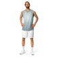 FV Recycled Teal unisex basketball jersey