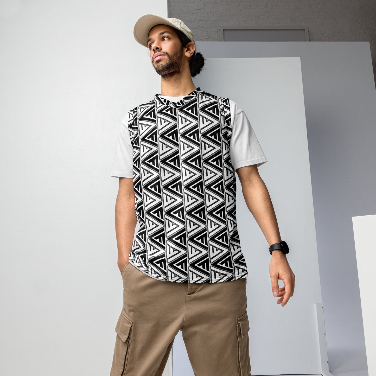 FV Recycled Zebra unisex basketball jersey