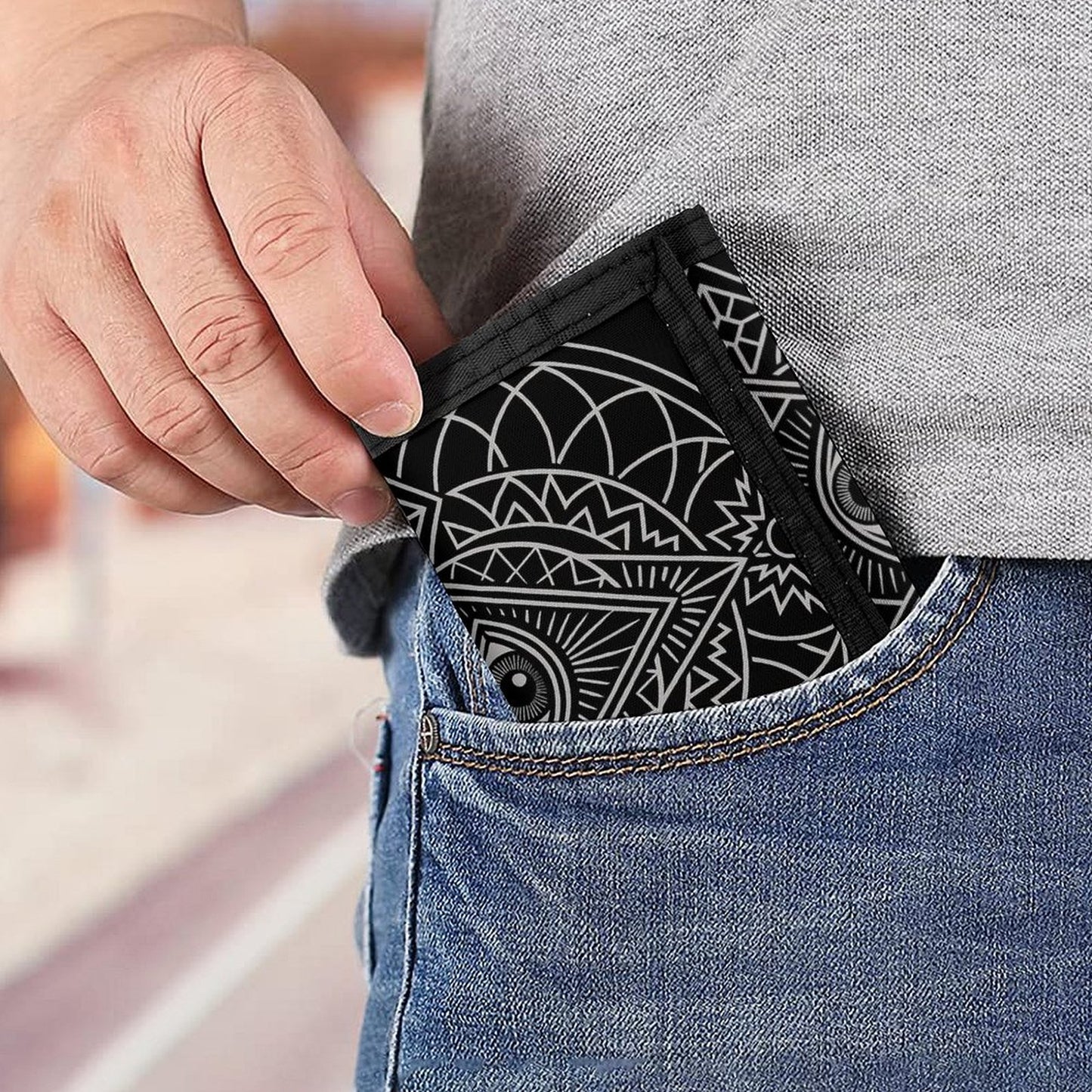Third Eye Tri-fold Wallet