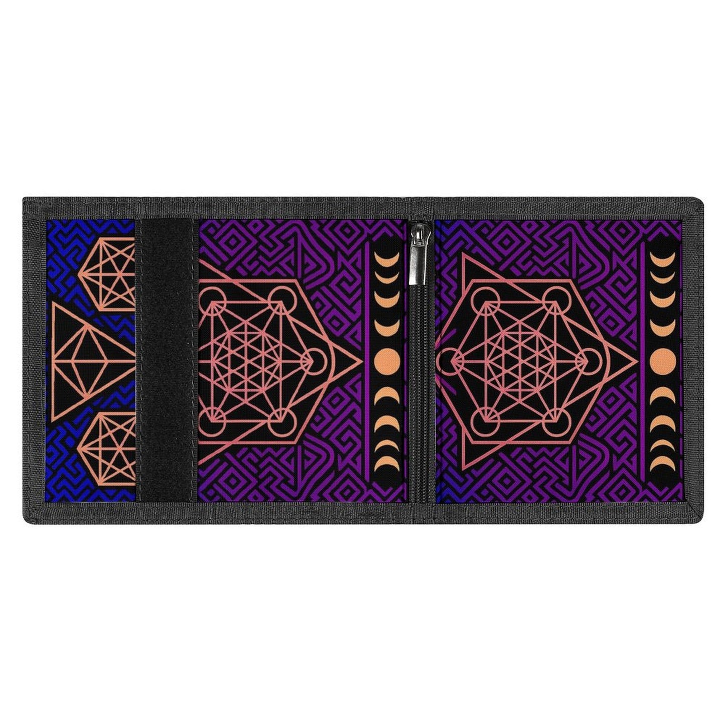 Geometric Tri-fold Wallet