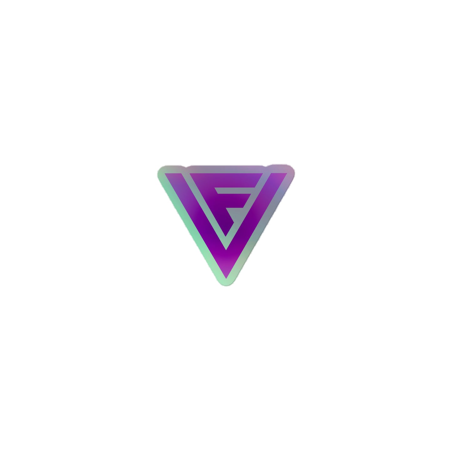 Fractal Visions Holographic Logo stickers