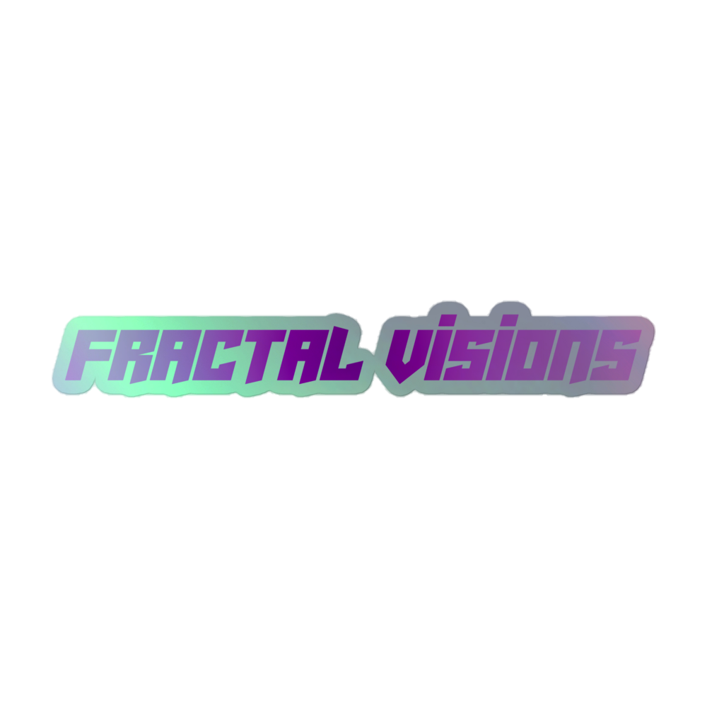 Fractal Visions Holographic stickers