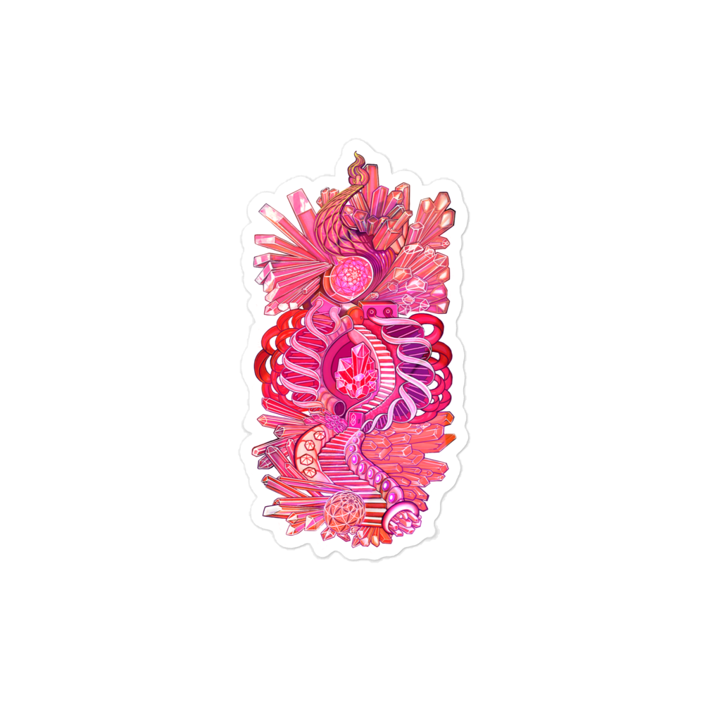 Rubellite Dynamite Stickers