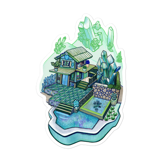 Emerald Gem Shop Stickers