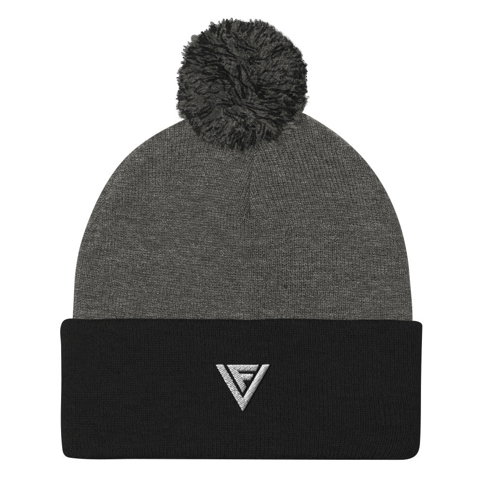 Fractal Visions OG Pom-Pom Beanie