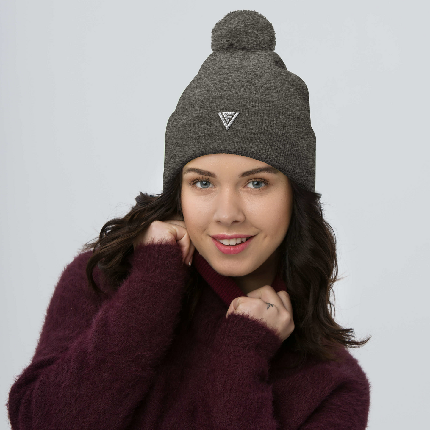 Fractal Visions OG Pom-Pom Beanie