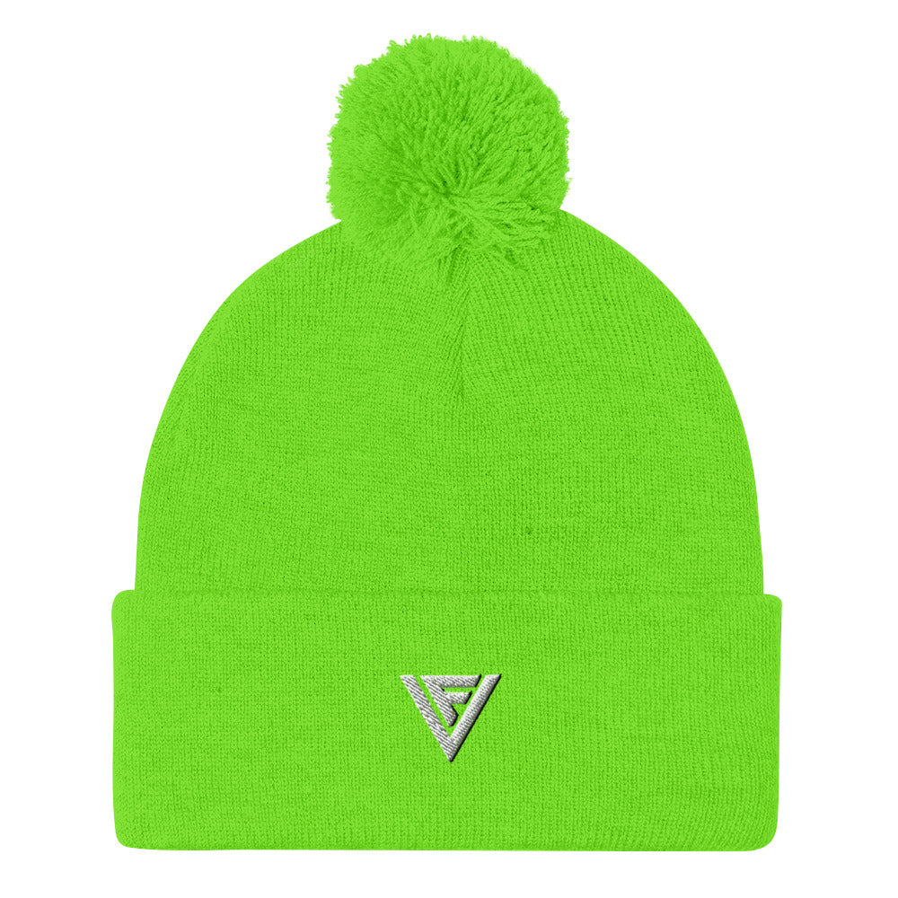 Fractal Visions OG Pom-Pom Beanie