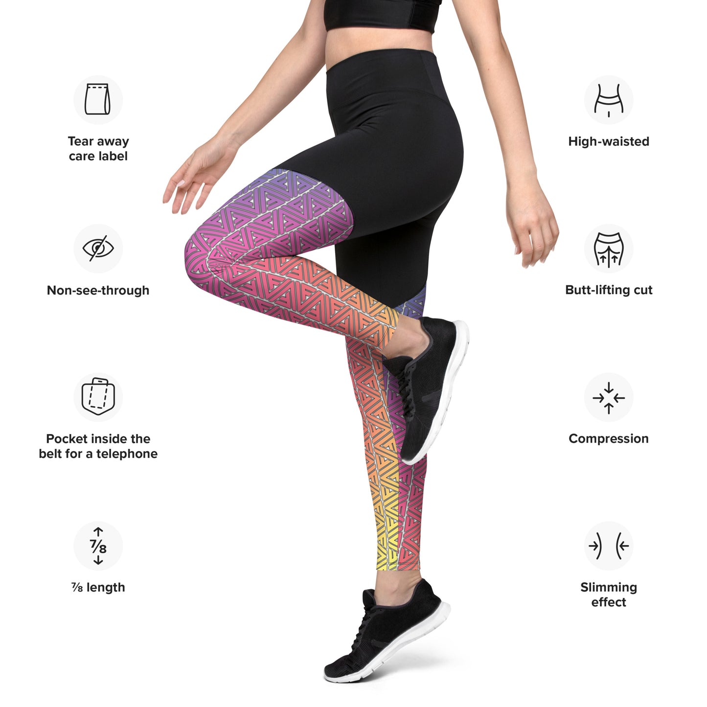 FV Rainbow Sports Leggings