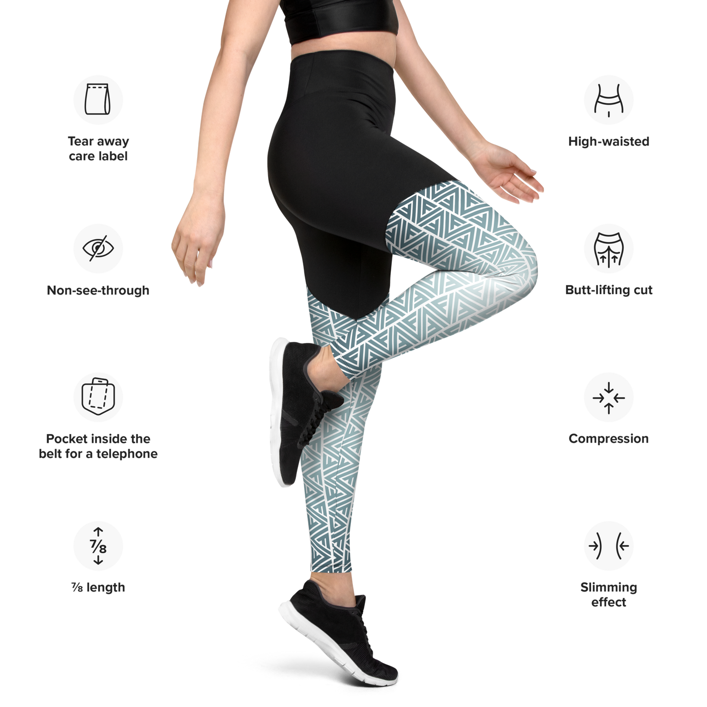 FV Teal Sports Leggings