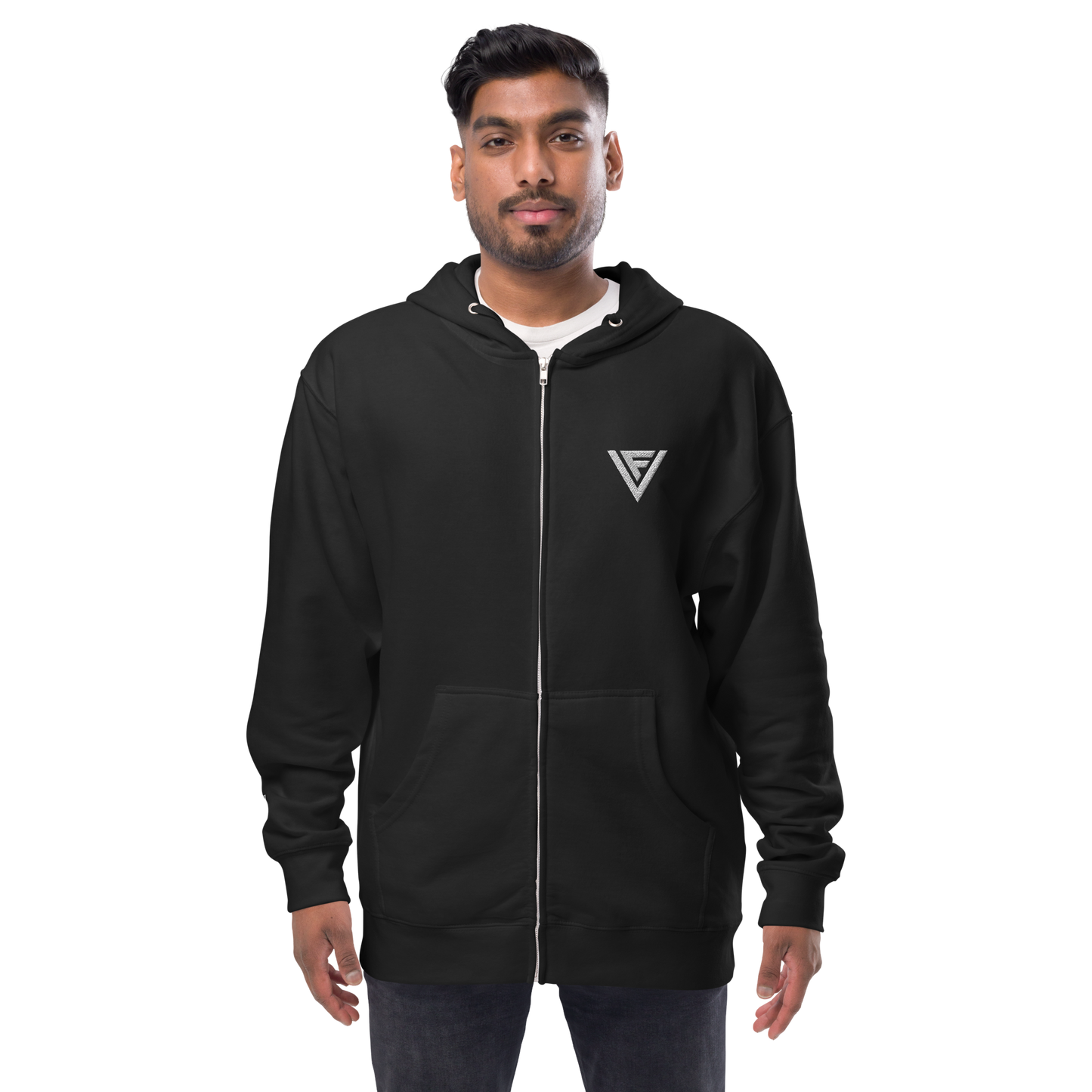 Fractal Visions Unisex fleece zip up hoodie