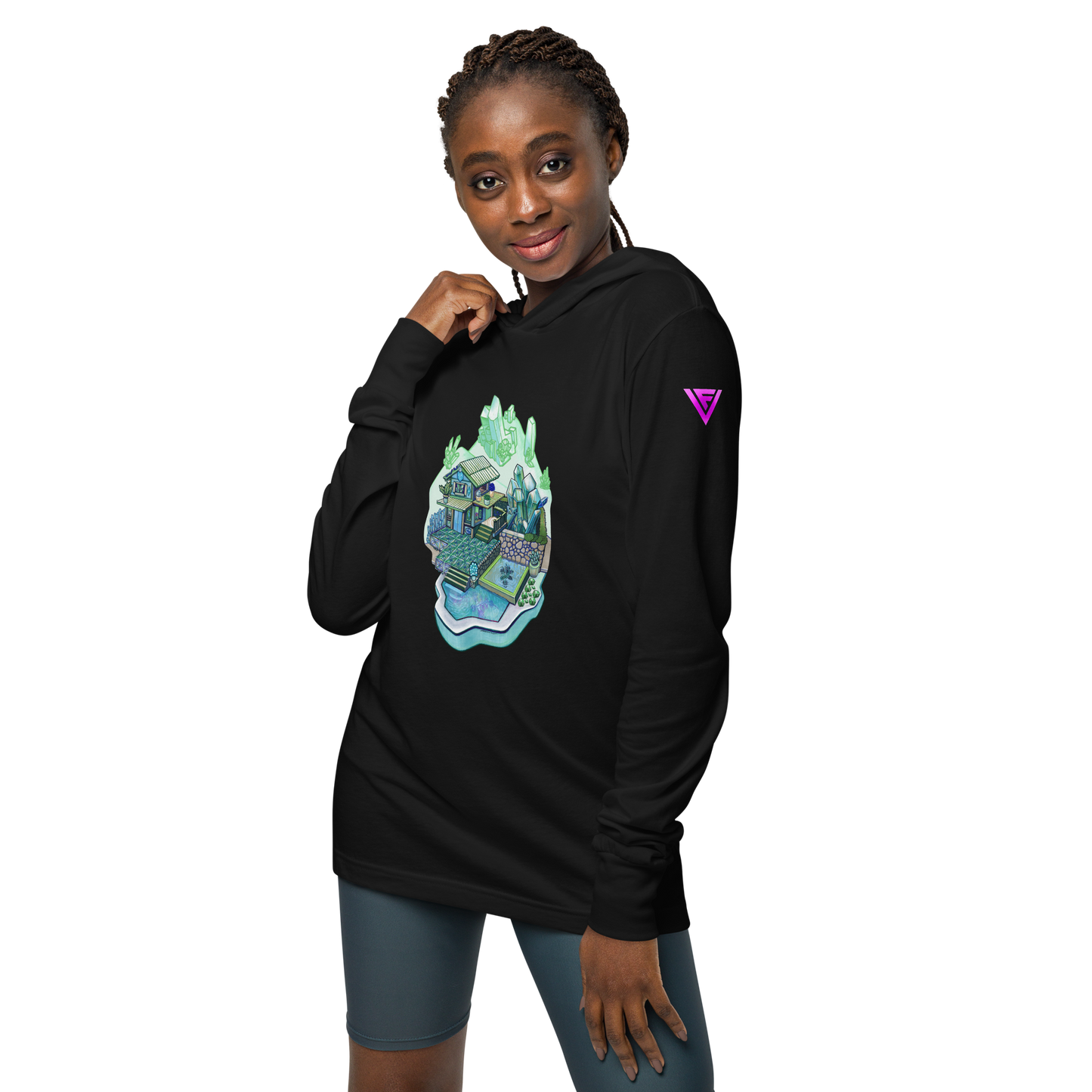 Emerald Gem Shop Pullover Hoodie